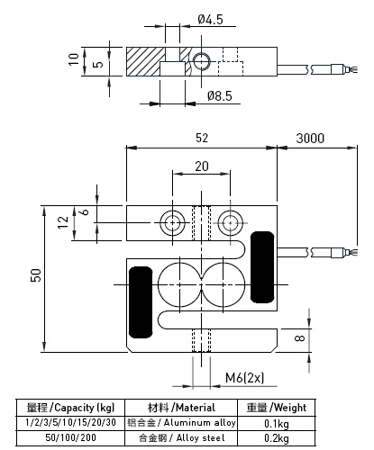Capteurs de pression de piézoélectrique de type s de petit réservoir compact/capteur de pression de piézoélectrique capacitif avec de grande précision