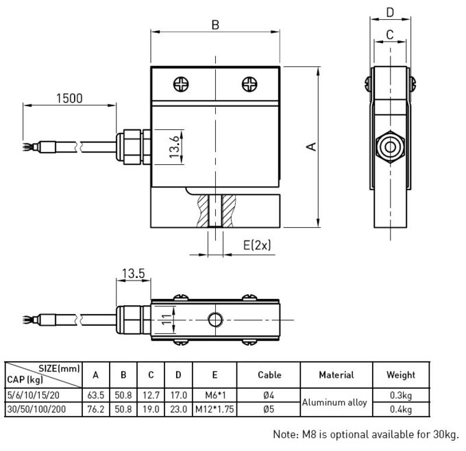 Capteurs de pression de piézoélectrique de type s de transducteur portatif pour la plate-forme/silo/échelle